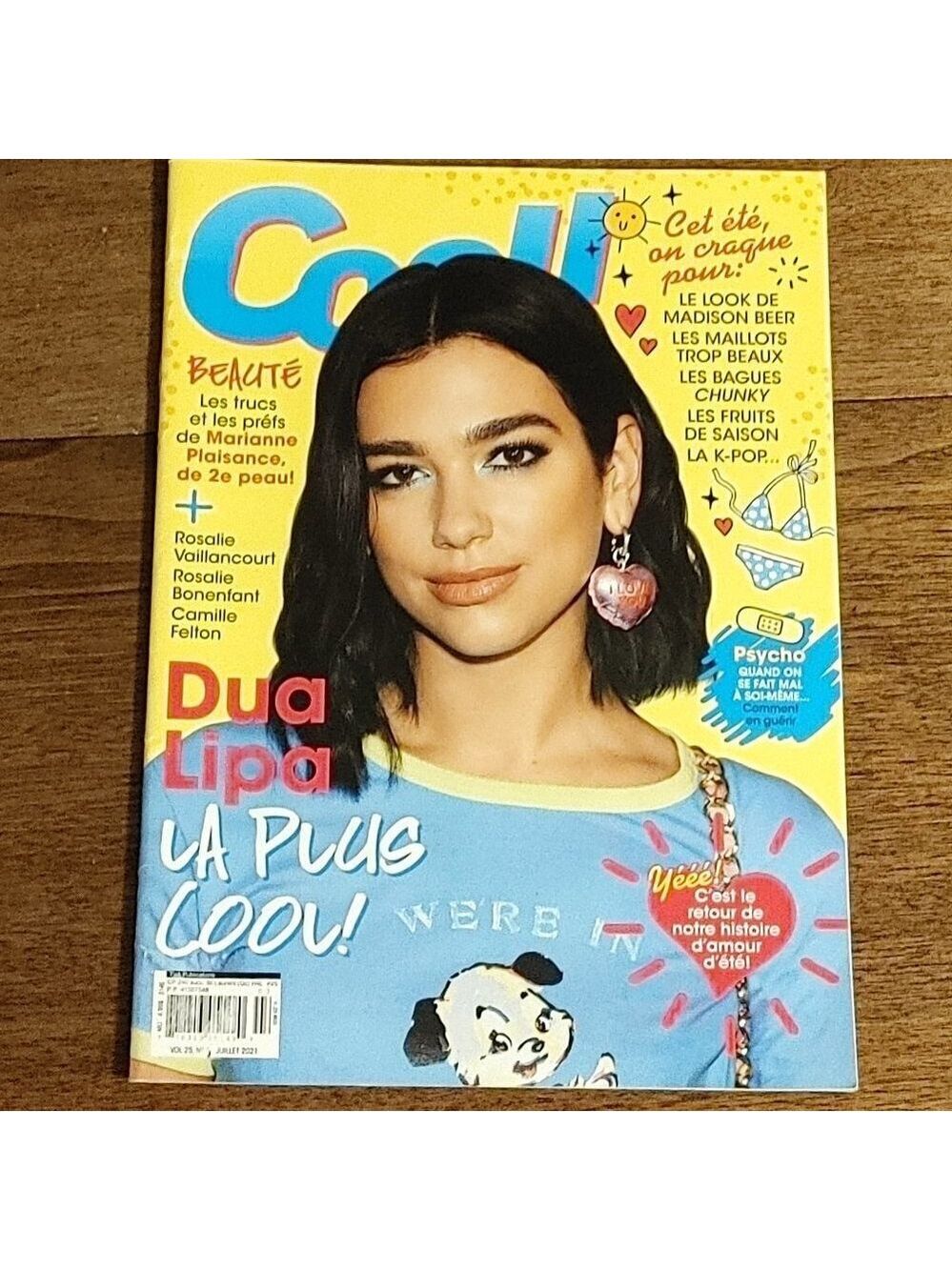 DUA LIPA Cool! Magazine 2021 FULL COLOUR POSTER